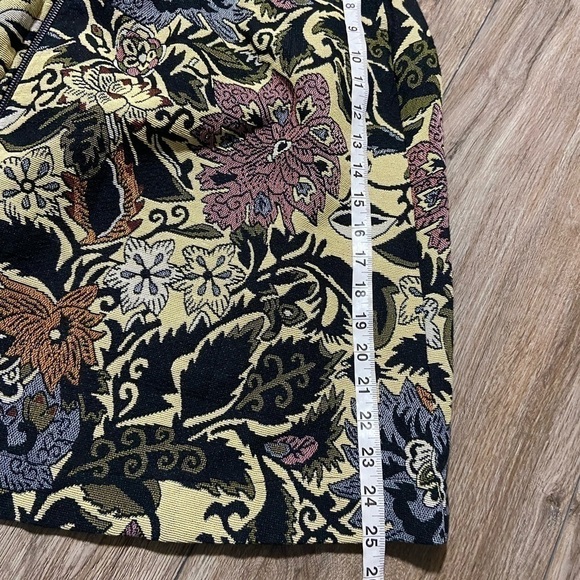 Nwt Topshop Tapestry A-Line Midi Skirt Womens 4 - Picture 6 of 10